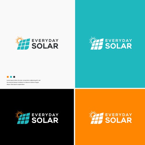 Everyday Solar Logo Design Diseño de Designer_Hafizur