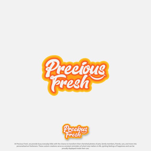 Create a Captivating Logo for Precious Fresh: Air fresheners that make you smile. Design by Divinehigh01