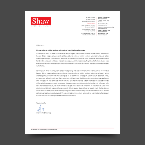 Stationery contest entry by SamKiarie