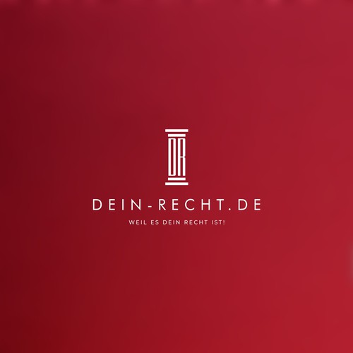 Logo for website of lawyer, social media, legal topics Design by knight brands™