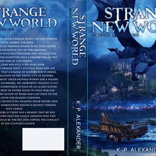 Fantasy Novel "Artifice: Episode One" needs a new cover design! Ontwerp door Marco Rano