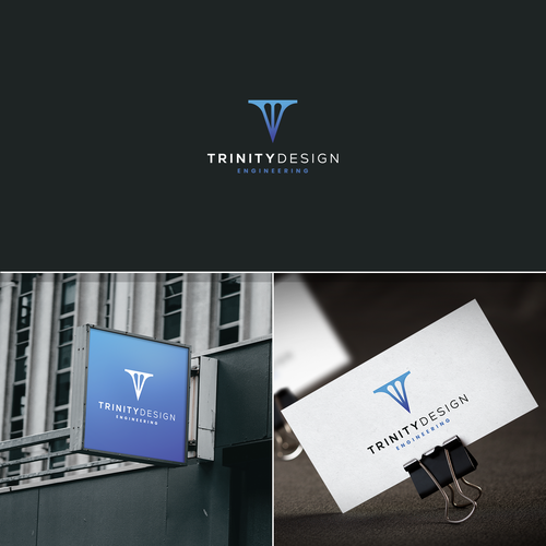 Classic, elegant, and powerful logo design for engineering firm. Design by csoki