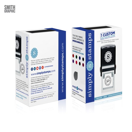 Simply Stamps Branded Packaging Design | Product packaging contest