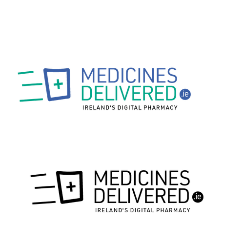 logo for online pharmacy medicinesdelivered.ie Design by RC22