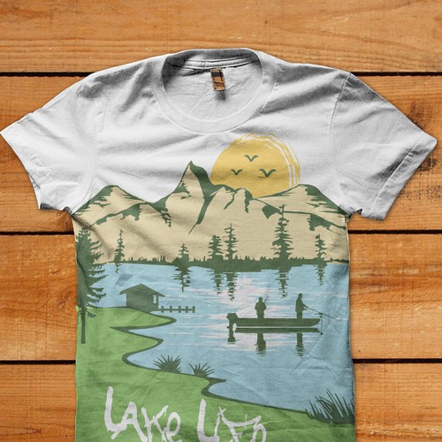 New t-shirt design wanted for LAKE LIFE Ontwerp door stormyfuego