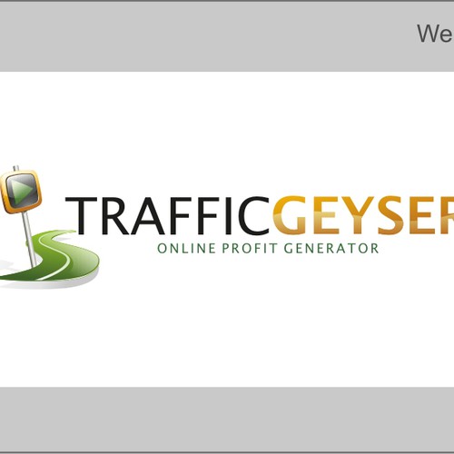 T-R-A-F-F-I-C   g-e-y-s-e-r  Logo Design by Yunr
