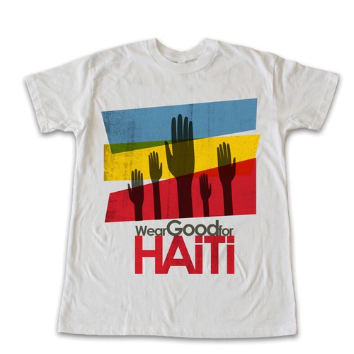 Wear Good for Haiti Tshirt Contest: 4x $300 & Yudu Screenprinter Ontwerp door Derric