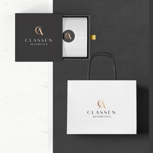 Help me get the perfect modern sophisticated logo for my new business in beauty aesthetics Design by 7plus7
