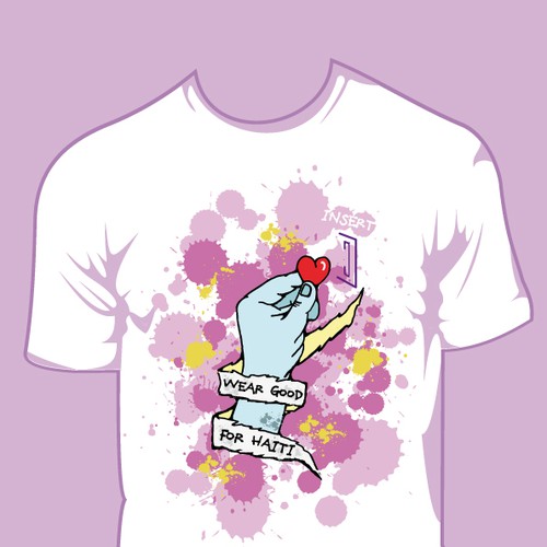 Wear Good for Haiti Tshirt Contest: 4x $300 & Yudu Screenprinter Design por francesco caporale