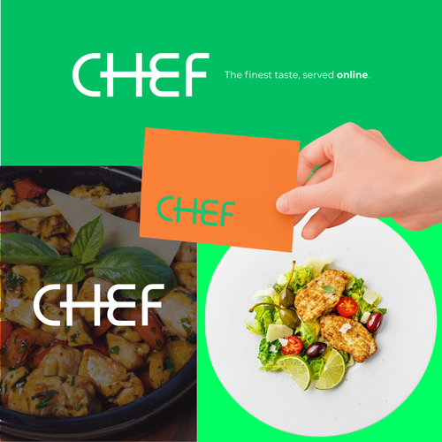 "CHEF": Food & Cooking Social Media Logo Design by Thsplt