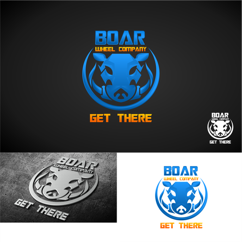 Create A Bad Ass Logo Update For Boar Wheel Logo Design Contest 1147