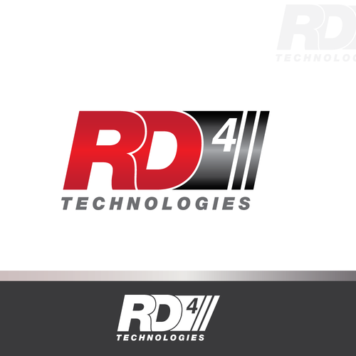 Create the next logo for RD4|Technologies Diseño de AbiTia