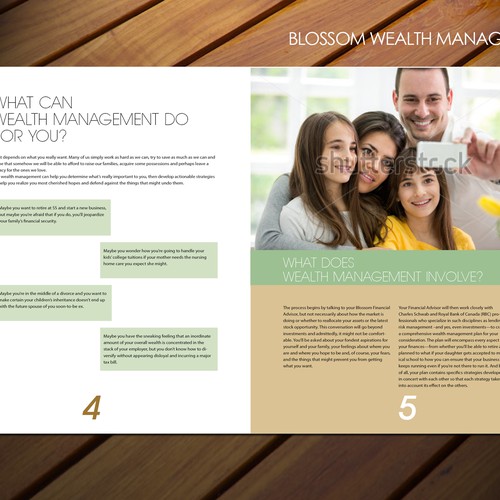 Brochure Redesign from Template for Financial Firm Design by sadzip