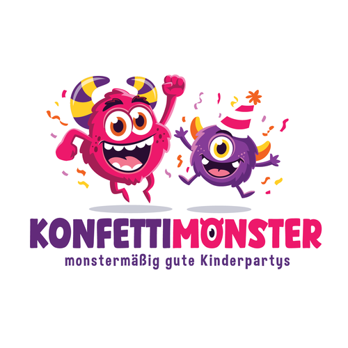we need a fun logo for a kids party company Design by Rock N Draw