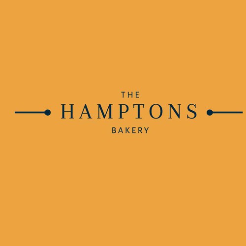 The Hamptons Bakery Logo Design by mahoni