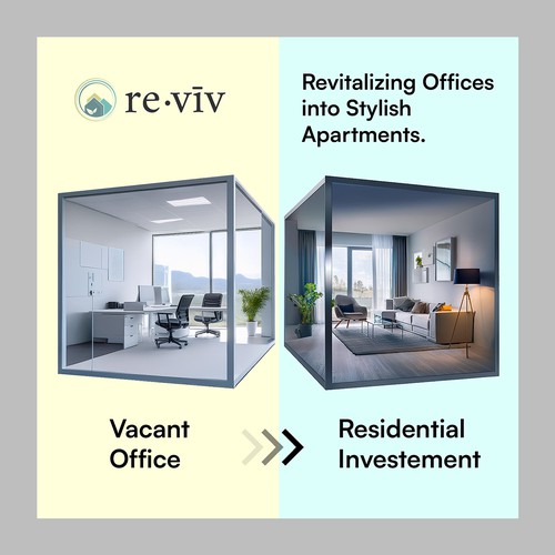 "Creative social media as for innovative real estate project investments" winning Banner ad by Y_Designs