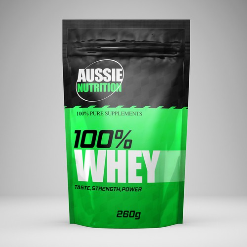 Aussie Nutrition supplement range needs new packaging! Design réalisé par Emir Aličić