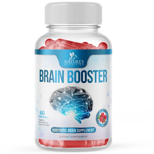 Brain Booster Supplement Design Needed for Nature's Nutrition Design by UnderTheSea™