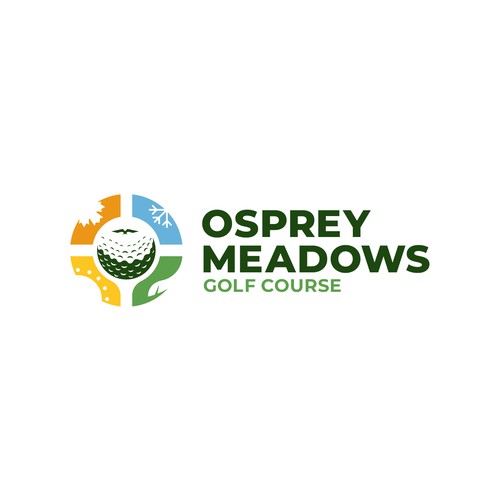 Golf Course Logo - Osprey Meadows Golf Course at Tamarack Design by Arfian Huda