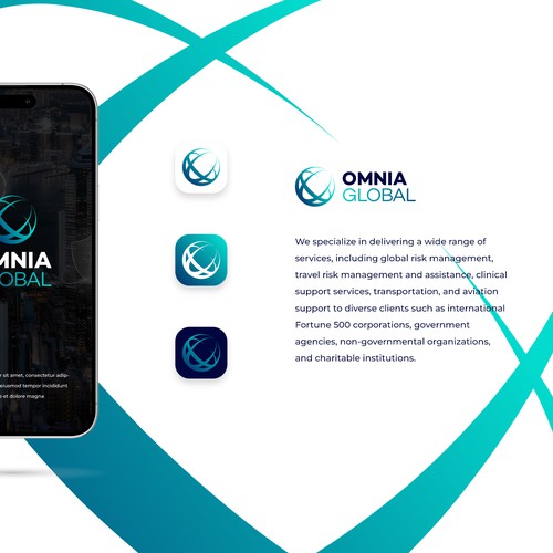 Omnia Global - a new face in global travel risk management Design by Rozzium