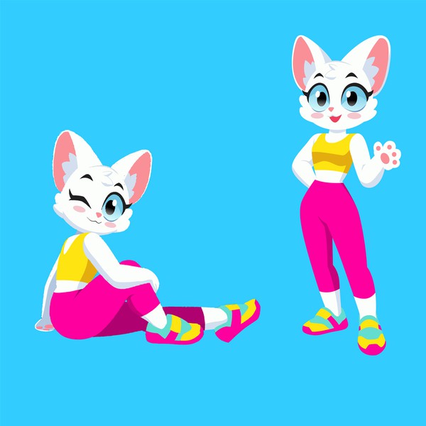 Design by wildashofia titled "character design for sport"