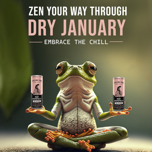 Create a 'Dry January meets High January' poster.  Have Fun, Be Creative, Open to all suggestions. Design von karundesigns