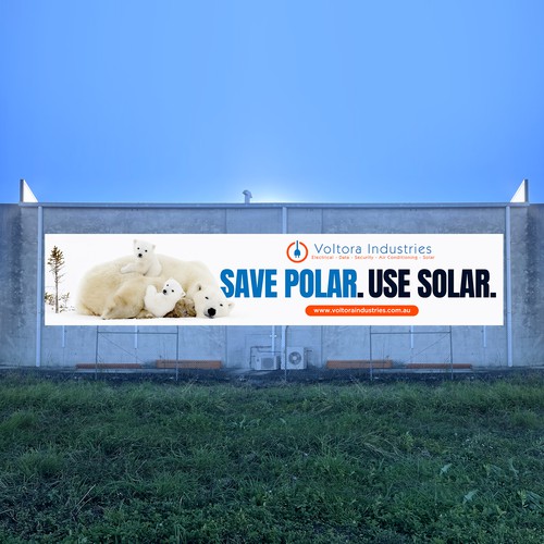 Voltora Industries Back Wall Banner Design by isuk