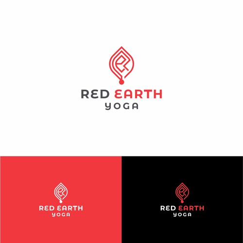 Designs Red Earth Yoga logo Logo & social media pack contest
