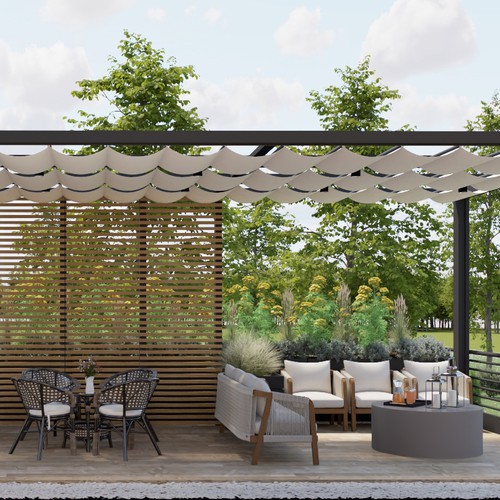 Ideation: Roof Top Terrace Design by Muzaena