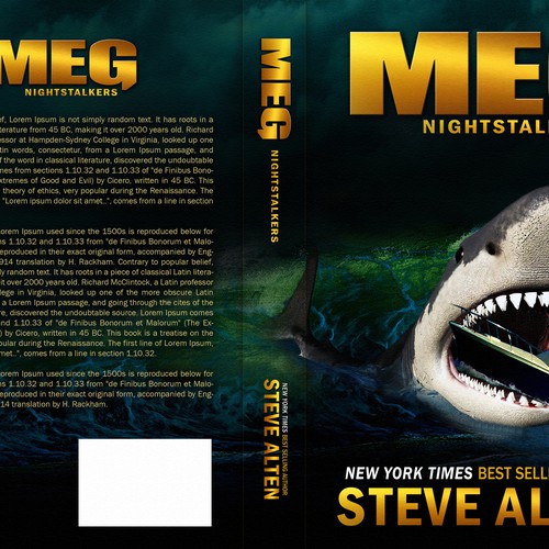 Meg Nightstalkers Create The Next Ny Times Best Selling Book Cover For Steve Alten Book