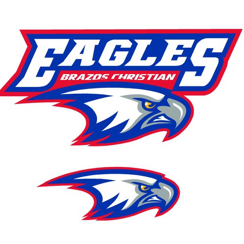 Design an orignal EAGLE mascot for Brazos Christian School Design by fs42158