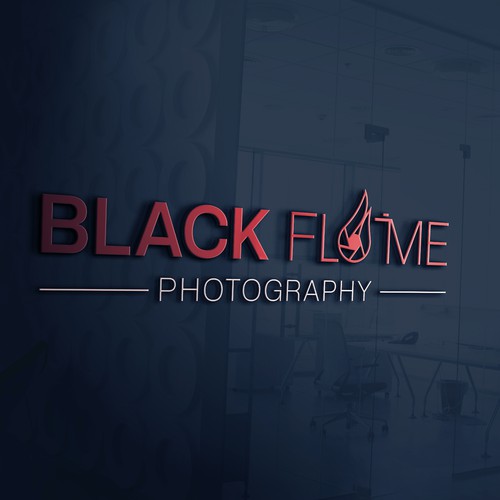 Cool, masculine Logo for company name „Black Flame” Design by alteros