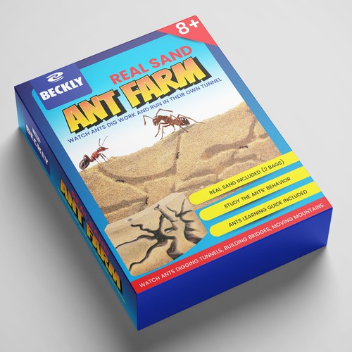 Eye Catching Ant Farm Box Design Design by • ArsyaCreativisia •