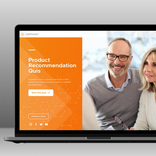 Quiz designed with a professional/scientific look