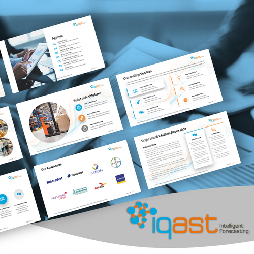 We need a cool powerpoint template for an Artificial Intelligence Startup - can you help pls? Design by jose leandro