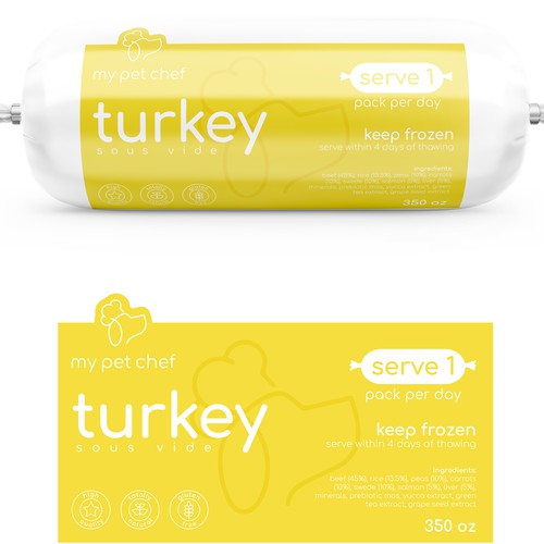 Premium Fresh Dog Food Design by Totoya