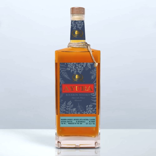 Design an attractive label for a new Bourbon Whiskey Design by Windmill Designer™