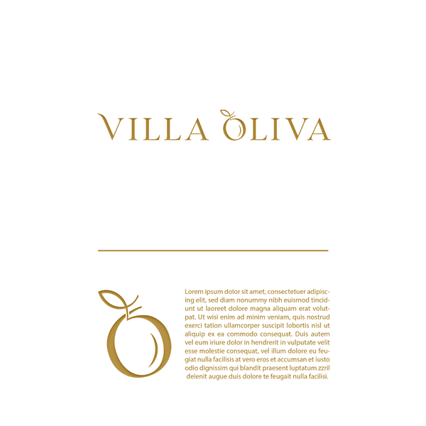 Villa on Lake Garda - Logo design