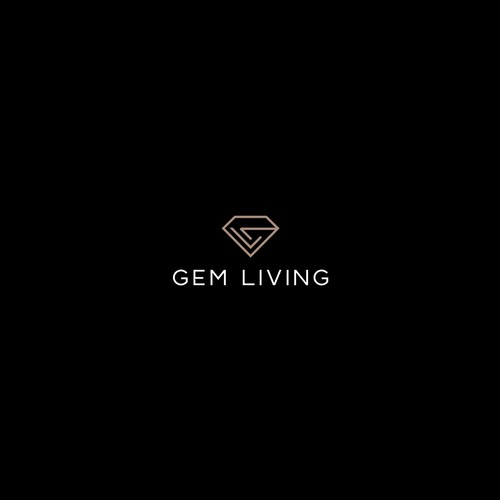 Geometrical, minimalist, modern brand design for Gem Living Design by ajie™