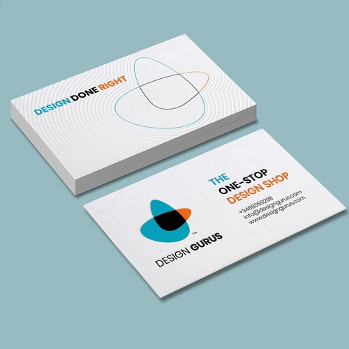 Business Card for DesignGurus.com Diseño de fastdesign86