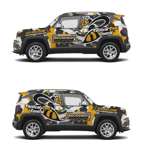 Striking wrap needed for Urban Pest control company Design by Priyo