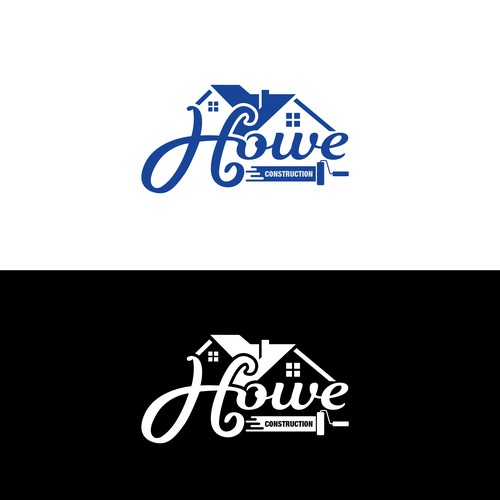 Howe Construction Logos Wanted! Must have the same cursive as my profile pic for word: Howe. Want better pictures!! Design by Kas_Ra