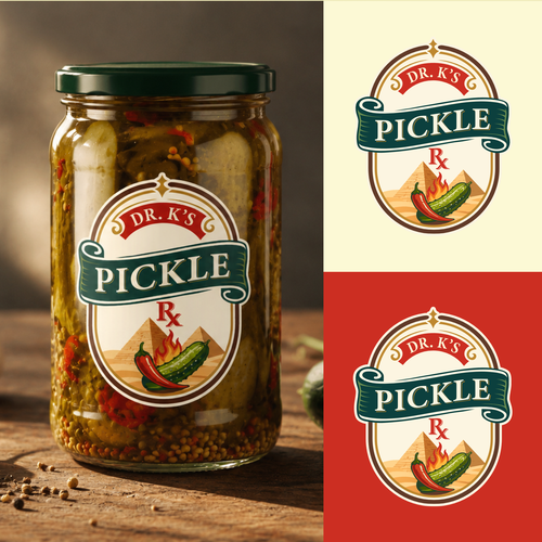 "Craft Spicy Pickle Logo Design" winning WordPress theme design