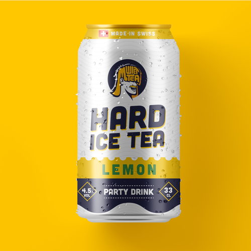 Hard Ice tea Can Design - Be Fun ! Design by DolphinArt