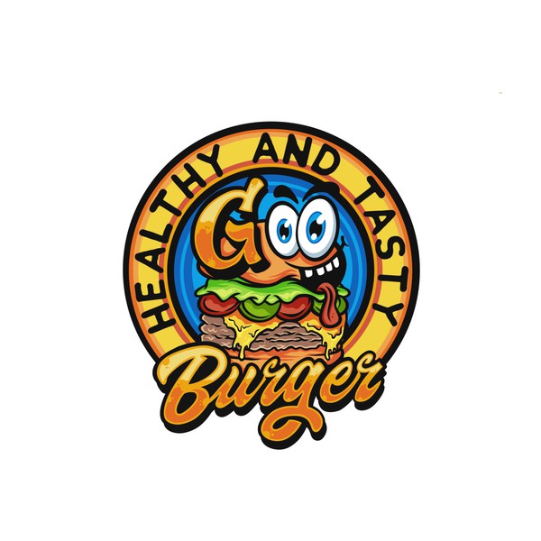 Design by Lssc.id titled "GOO BURGER LOGO"