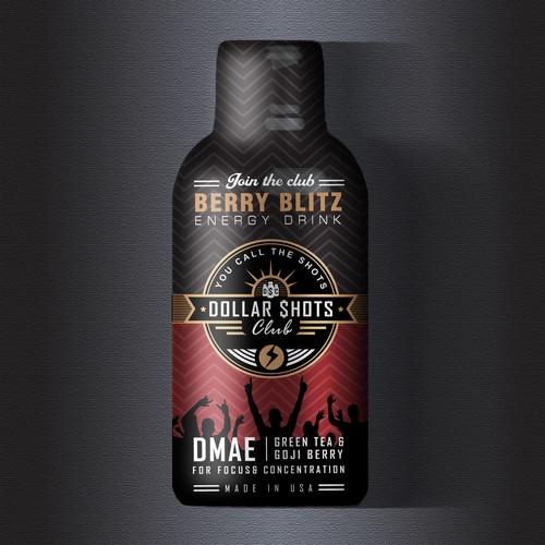 Design di Create an eye-catching energy shot drink bottle design for the relaunch our eCommerce Supplement Shot Co.!! di BRAVO-designs