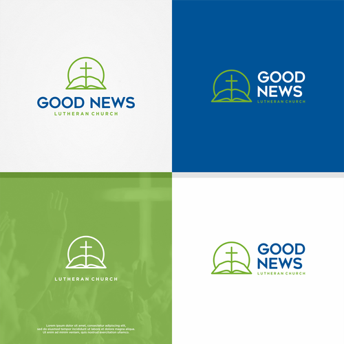 Good News Church Logo Réalisé par CQ Design™