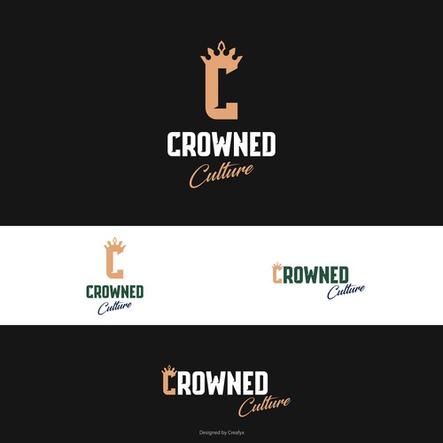 Crowned Culture (barber streetwear brand) Design by Creafyx