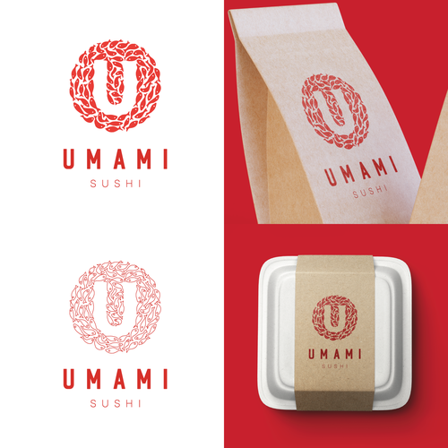 Umami Sushi (The specialty store)-ontwerp door Dimesign