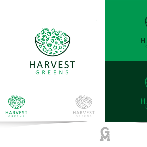 New Fast Casual Greens Based Food Concept Design our Signage, Logo to launch our concept Design by M.G. designs